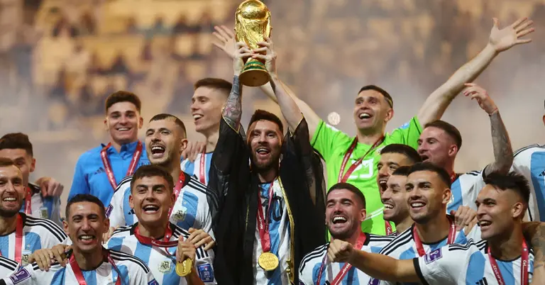 আর্জেন্টিনার বিশ্বকাপ জয়ের মুহূর্ত